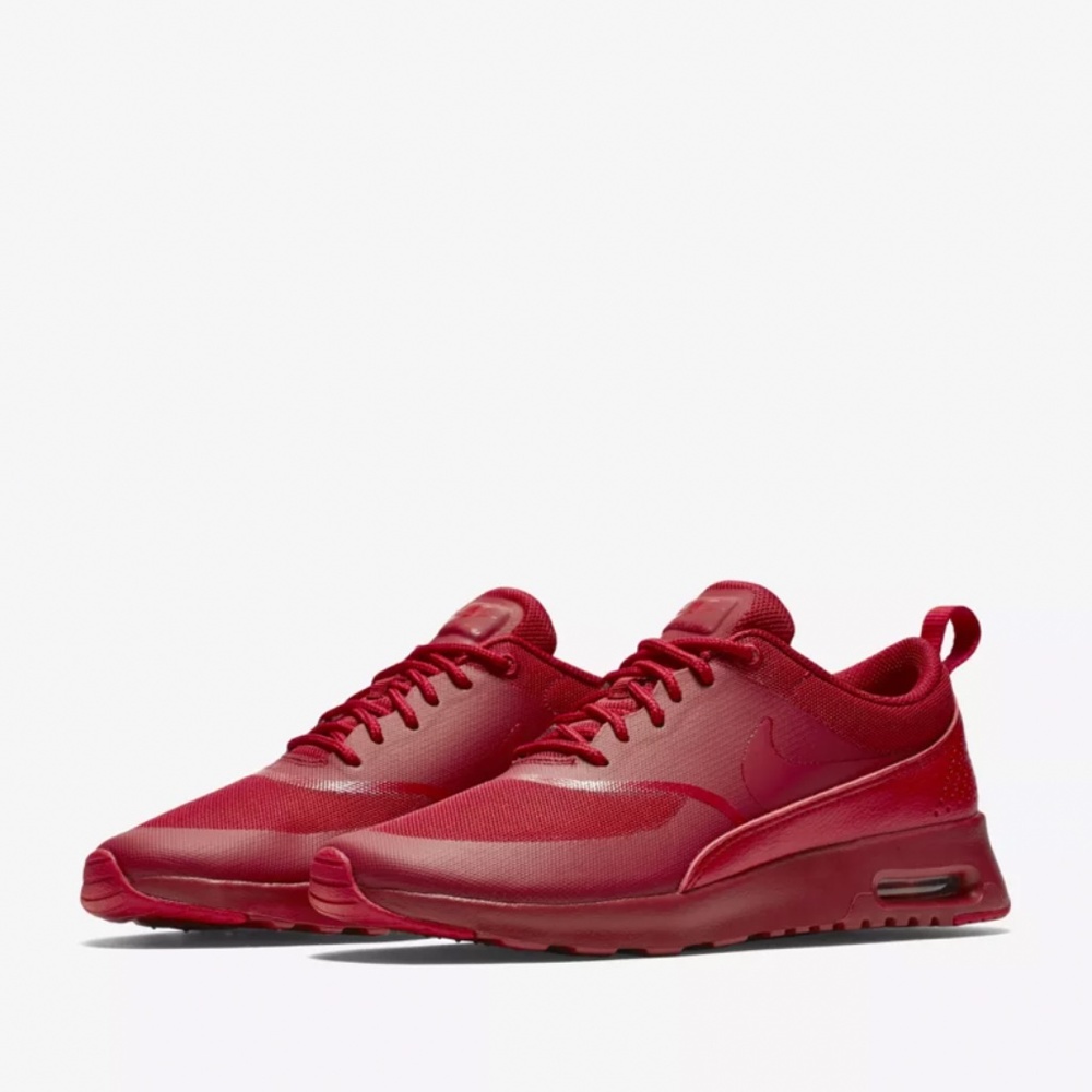 Red sneakers